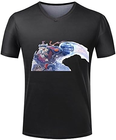 Dota2 Aurgelmir Defense of the Ancients T Shirt Ti6 Black Short Sleeve