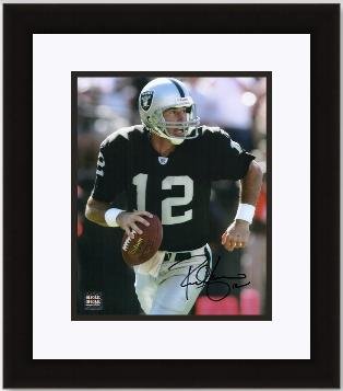 Rich Gannon Autographed Oakland Raiders 8x10 Photo - Custom Framed