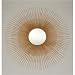 Ashton Sutton BM0488-1 Mirror with Gold Sunburst