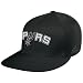 adidas San Antonio Spurs Black Basic Logo Flat Brim Flex Fit Hat