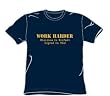 Work Harder - Adult Navy S/S T-Shirt For Men