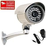 VideoSecu Outdoor Day Night Vision Bullet Security Camera 1/3