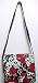 Skulls & Roses Print Messenger Bag Handbag Purse