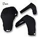 JBM international JBM Elastic Compression Shoulder Brace Support Strap Wrap Belt Band Pads and Sleeves Protector for Men and Women (One Size Fits All, Left)