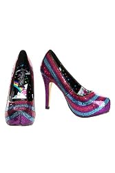 Iron Fist Twinkle Toes Sequin Platform Heels