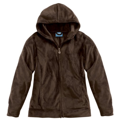 Womens Silken Fleece Jacket Chocolate