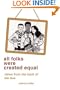 all folks were created equal: views from the back of the bus