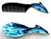 Dolphin Ocean Themed Hair Brush & Comb Set For Children - Blue Dolphins