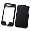 Apple iPhone 3G & 3GS Rubberized Snap On Protector Hard Case (Without Belt Clip Hole) Black
