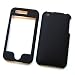 Apple iPhone 3G & 3GS Rubberized Snap On Protector Hard Case (Without Belt Clip Hole) Black