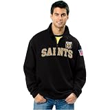 G-III New Orleans Saints Retro Quarter Zip Fleece