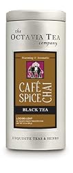 Octavia Tea Cafe Spiced Chai Black Tea, Loose Tea, 3-Ounce Tin (Pack of 2)