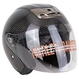 Carbon Kevlar 3/4 Half Helmet - Harley Davidson Men's