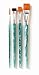 One Stroke INT1417 Folk Art Get Started Acrylic Brush Set with 4 Paintbrushes