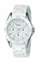 Fossil Women's CE1002 White Ceramic Bracelet White Analog Dial Multifunction Watch