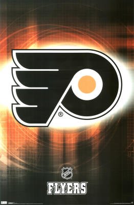 Philadelphia Flyers Logo NHL Sports Poster Print - 22x34