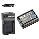 DSTE&reg; NP-FW50 Battery + DC107 Travel and Car Charger Adapter for Sony Alpha 7 7R 7R II 7S a7 a7R a7S a7R II Alpha a5000 a5100 a6000 NEX-5 NEX-7 NEX-F3 SLT-A35 SLT-A37 DSC-RX10 Digital Camera