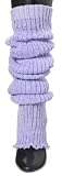Lavender Knee Hi Leg Warmers by KD dance, High Quality Rib Knit, Made In New York