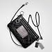 Coach Signature Op Art Poppy Glam Small Swingpack Crossbody Messenger Bag Purse 43549 Black Silver