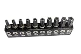 41IZgtuXC1L. SL160  Silverhill 5 Point Star Tamper Proof Bit Set, 10 Piece