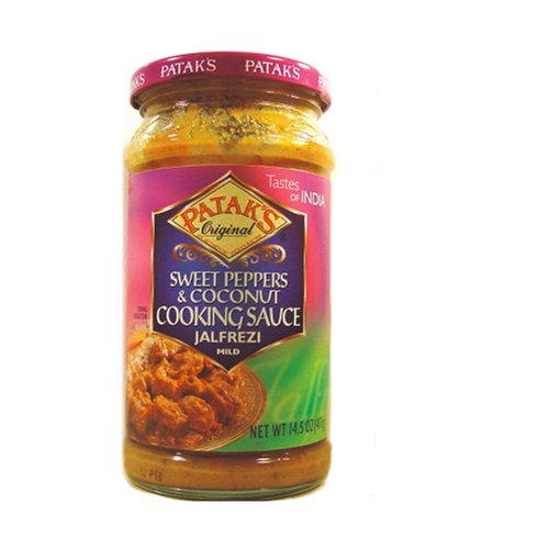 Patak Jalfrezi Curry Cooking Sauce , 15-Ounce Bottle (Pack of 4) by Patak