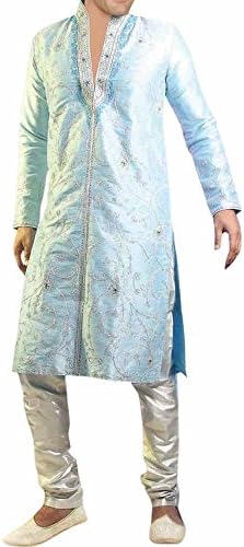 INMONARCH Mens Eye Catching Bollywood Designer Sherwani SH270 36XL Sameasshown