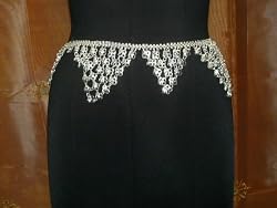 Bellydance Wrap Belt Coins Belly Dance Hip Jewelry Silver Metal Dangling Belt