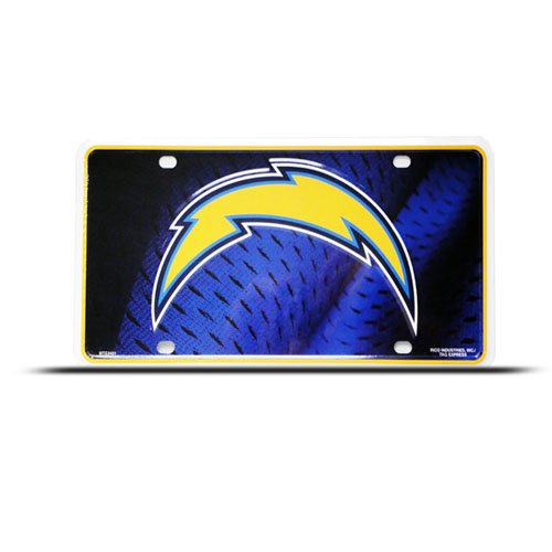 San Diego Chargers Metal Nfl Sport License Plate Wall Sign Tag