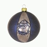 Georgetown Hoyas NCAA Glass Basketball Ornament (2.75