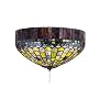 16W Tiffany Candice Flushmount