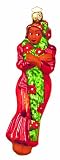 Ornaments To Remember Hula Wahine Hand-Blown Glass Ornament