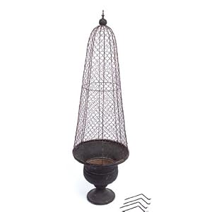 Distressed Garden Country Decorative Cloche Urn Planter by CC Home Furnishings