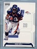 2006 Playoff NFL Playoffs 147 Mike Bell - Rookie Card (RC) / Denver Broncos / Football Cards - In Protective Top Loader - Sports Trading Cards Collecting