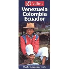 Venezuela, Colombia & Ecuador (World Travel Map)