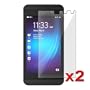 eForCity Clear Reusable Screen Protector Compatible with BlackBerry Z10, 2-Pack