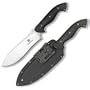 Spyderco Forager Micarta Plain Edge Knife, Green, 14 -Inch