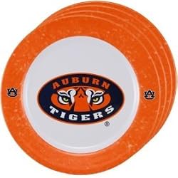 Auburn Tigers NCAA Dinner Plates (4 Pack) by Duck House