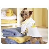 Casual Canine Duckie Bathrobe, Size: Small