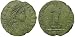 Aelia Flaccilla, Augusta 19 January 379 - 386 or 388 A.D., wife of Theodosius I; Bronze AE 2