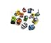 12pcs/lot Multicolor Plastic Mini Pull Back Model Car Educational Toys Children Pull Back Cars Racing Shop Truck Super Street Car
