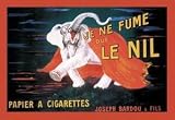 30 x 20 Stretched Canvas Poster Je Ne Fume Que Le Nil