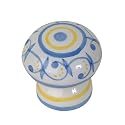 Atlas Homewares 3160-10 1-3/4-Inch Tuscany Collection Vinci Hand painted Ceramic Knob, Ceramic