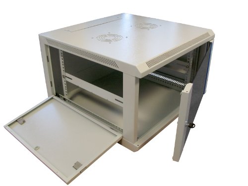ALLNET 19"Wandgehäuse 15HE 1-teilig T600mm Lichtgrau – Rack, ALL-WM6615GRAU