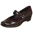Clark's Women's Malta Mary Jane,Dark Brown Patent,7 M