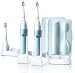 Philips Sonicare CleanCare HX5853/71 Power Toothbrush with Quadpacer ***Twin Pack*** (2 Handles, 3 Standard brush heads, 2 Brush head holders, 2 Charger bases, & 2 Travel cases) LIMITED EDITION