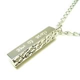 close to me プレーン＆デコボコ ロゴ入りバーネックレス メンズ SN13-019の画像