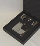 Review Football Gifts  / Tottenham Hotspur F.C. Official Crested Hip Flask Box Set