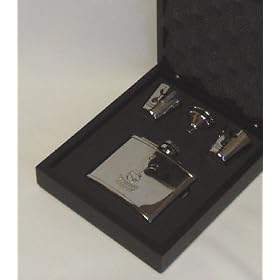 Tottenham Hotspur F.C. Official Crested Hip Flask Box Set