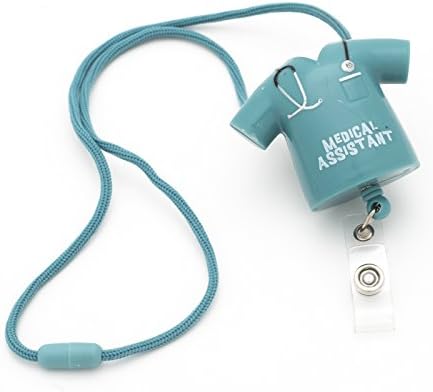 "Medical Assistant" Scrub-Shaped Retractable Badge Holder