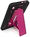One Touch Pop 7 Case, Bastex Heavy Duty Hybrid Kickstand Tablet Case - Soft Outer Black Silicone Cover Hard Inner Pink Kickstand Case for Alcatel One Touch Pop 7 p310a 7